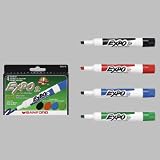EXPO Low Odor Dry Erase Marker, Chisel Tip, Red (SAN80002)
