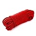 Shibari Rope - Moonight 32-Foot 10m Soft Cotton Rope SM Rope Utility Rope Black Red Pink Purple (Red)