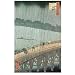 Sudden Shower Over Ohashi Bridge and Atake Poster Poster Print by Ando Hiroshige, 24x36