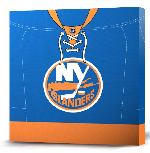NHL New York Islanders Dark Jersey Canvas Print (20 x 20)