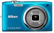 Nikon Coolpix S2700 Digitalkamera (16 Megapixel, 6-fach opt. Zoom, 6,7 cm (2,7 Zoll) TFT-Display) blau