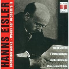 Eisler, H.: Orchestral Music, Vol. 2 - Kleine Sinfonie / 5 Orchestral Pieces / Scherzo / Rhapsodie / Winterschlacht-Suite / Wilhelm Tell