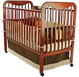 Dream On Me Bristol 2 in 1 Convertible Crib, Cherry