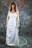 1T Diamond (Off) White Chapel Mantilla Lace Wedding Veil