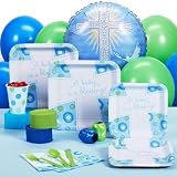 Blessed Baby Boy Baptism/ Christening Standard Party Pack for 8