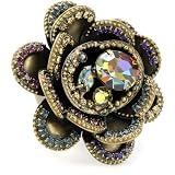 Sorrelli Aurora Sky Multi-Crystal Bold Flower 