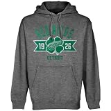 NHL Old Time Hockey Detroit Red Wings St. Patrick's Day Ahern Hoodie - Charcoal (Medium)