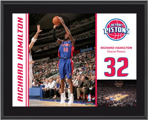 Mounted Memories Detroit Pistons Richard Hamilton 10X13 Sublimated Plaque