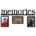 Memories Wood Word 3-Frame Set - Black (4x6")