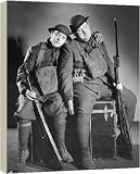 Laurel and Hardy - 40 Inch Canvas Print (101cm) by BFI