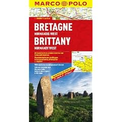 Frankreich. 1:300000: MARCO POLO Karte Bretagne, Normandie-West: TEIL 2