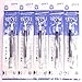 Pilot 0.5mm Blue Ink Refill (LP2RF-8EF-L), for Juice Gel Ink Ballpoint Pen, (LJU-10EF-L), ×5 Pack/total 5 pcs (Japan Import) [Komainu-Dou Original Package]