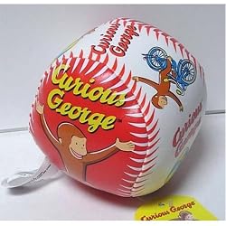Curious George 4" Soft Vinyl Baseball Ball