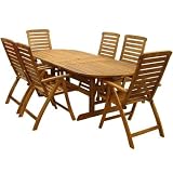 Cayman 6 seater Autorise Dining Set PREMIUM RANGE