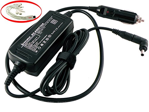 iTEKIRO Auto Car Charger for Dell Inspiron 3147 3148 3152 3153 3157 3162 3164 3451 3452 3458 3551 3552 5451 5458 5551 5552 5555 5559 5755 5758 5759 7310 7347 7348 7437 7353 7359 7558 7568; Dell 00285K 03RG0T 04H6NV 04H6VH 070VTC 0CC0DT 0CDF57 0JHJX0 0KXTTW 0X9RG3 0YTFJC 312-1307 332-1827 3RG0T 44PV8 450-18066 450-18463 492-BBOF CC0DT CDF57 D0KFY DA45NM131 DA45NM140 FA45NE1-00 HA45NM140 HK45NM140 JHJX0 JT9DM LA45NM121 LA45NM131 LA45NM140 PA-1450-66D1 RFRWK X9RG3 (Right Angle Tip) + 10-in-1 Cable