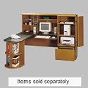 Bush(R) Contours Desk And Armoire, Natural Cherry/Galaxy