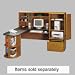 Bush(R) Contours Desk And Armoire, Natural Cherry/Galaxy