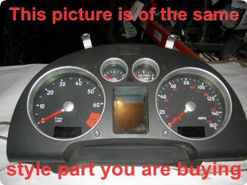Cluster / Speedometer : AUDI TT 00 (cluster), w/info-display, thru VIN 050000, MPH