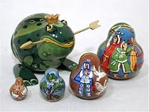 The Frog Princess Russian Nesting Doll 5pc./4" - ON SALE NOW
