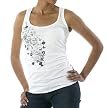 Xhilaration® Racerback Skulls Tank- White
