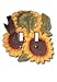 Sunflower Kitchen Decor Double Switch Plate Cover