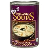 Amy's Organic Thai Coconut Soup (Tom Kha Phak), 14.1-Ounce Cans (Pack of 12)