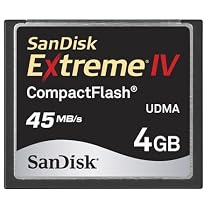 SanDisk SDCFX4-4096 4GB Extreme IV CompactFlash Card
