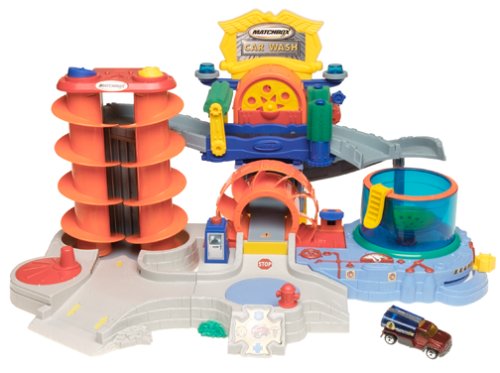 matchbox car wash adventure set