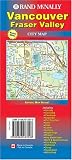 Rand McNally City Map Vancouver / Fraser Valley (British Columbia)