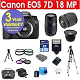 Canon EOS 7D 18 MP Digital SLR Camera Body with Tamron 28-80mm f/3.5-5.6 As ....