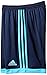 adidas Performance Boys Tastigo Shorts, Collegiate Navy/Bright Cyan, Small