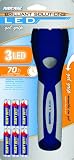 Rayovac BRSGEL6AA-B Bright Solutions LED Gel Grip Flashlight with Batteries, Colors May Vary