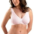 Full-Figure Cotton/Spandex Leisure Bra - Pink