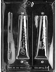 Buy 3D TOOTHPASTE WITH BRUSH, BR Kids Candy Mold Chocolate by CybrTrayd