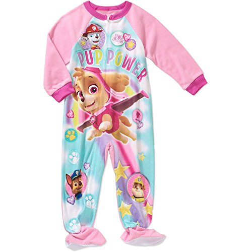 Paw Patrol Toddler Girl Micro Fleece Footed PJ