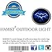 HAMIST Night Cold Blue bat batman Black Wireless car door LED projection projector light courtesy welcome logo shadow ghost light laser projector Magnet Sensor - 2 X Black Cover