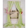Curtain Critters Children's Plush Flower Garden Pink and Green Butterfly and Green and Red Ladybug Curtain Tieback, Car Seat, Stroller, Crib Toy Collector Set