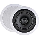 6 1/2 2-Way In-Ceiling Speakers with Swivel Tweeters