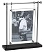 Umbra Trapeze Double-Sided 5 X 7-Inch Desktop Photo Frame, Espresso