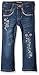 Freestyle Revolution Girls' Pink Floral Bootcut Jean