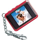 Red 1.5 Digital Photo Keychain Full Color Cstn Lcd Display