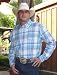 Walls Mens Western Half Sleeved 100% Cotton Botton Down Shirt Plaid