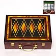 Diamonds Wooden Poker Set, 500 pc., 11.5g two-tone chips