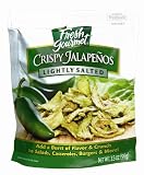 Fresh gourmet Crispy Jalapenos, Lightly Salted, 3.5-Ounce (Pack of 6) by Fresh Gourmet Big Save