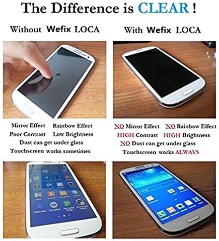 Wefix TP-N 1000 10 ML Professional Grade Liquid UV Glue Optical Clear Adhesive for Cellphone LCD Screen Repairing