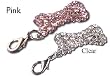 Rhinestone Bone Pet Charm