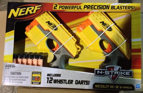 Nerf N Strike Scout Ix-3 2-pack with 12 Whistler Darts-image