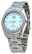 Orient #CEY06002W Men's CZ Bezel Jewelry Collection Automatic Watch