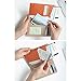 Genuine Leather RFID Blocking Passport Case No Skimming Currency Wallet