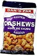 Dan-D-Pak Whole Cashews, Roasted and Salted, 3.5-Ounce Bags (Pack of 12)